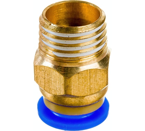 Фитинг цанговый прямой металлический 8 мм, M1/4 Pegas pneumatic 5202