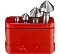 Набор зенковок 4 шт, 90 градусов, HSS, 6.3, 10.4, 16.5, 20.5 мм Dormer G2362