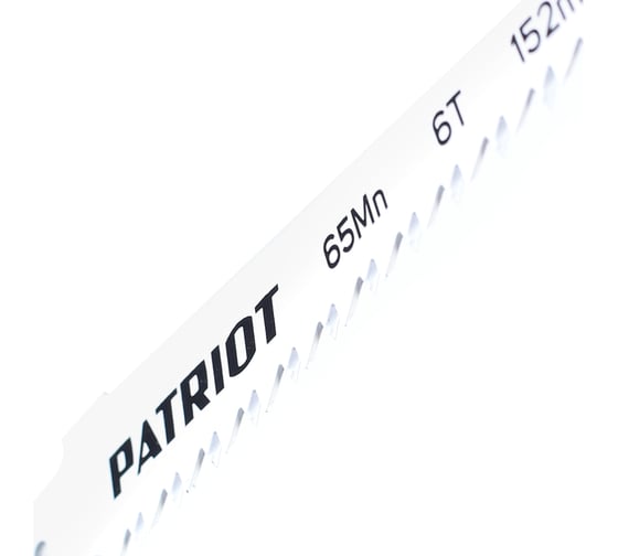 Полотно пильное по дереву (2 шт; 152х19х1.27 мм; 6TPI) для сабельной пилы PATRIOT 814010501