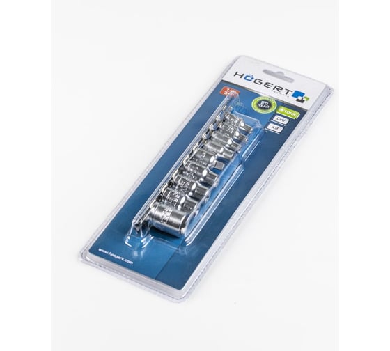 Набор торцевых головок Torx (9 шт; 1/4; 3/8) HOEGERT TECHNIK HT1A884