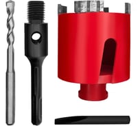 Коронка алмазная по бетону GRAFF М16, 72x10 мм с перех. SDS+10x115 мм, центр.сверлом 8x120 мм 2672120