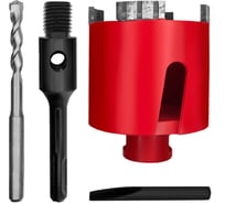 Коронка алмазная по бетону GRAFF М16, 82x10 мм с перех. SDS+10x115 мм, центр.сверлом 8x120 мм 2682120