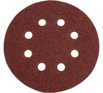 Круг шлифовальный самозацепляющийся GRAFF 125мм Р60 8 отверстий (50 шт) 135125608