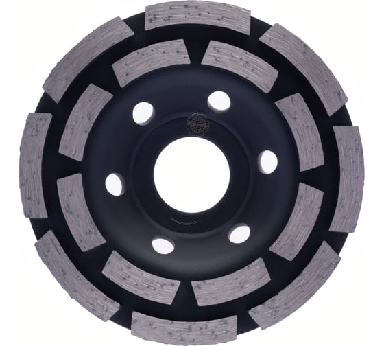 Чашка алмазная двухрядная для шлифования бетона и камня TORGWIN TW2 100x22.2/8x5мм T1191507
