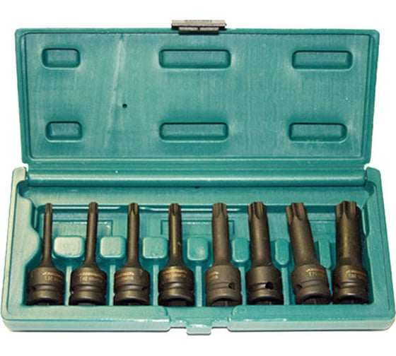 Набор ударных головок "TORX" 8 предметов (1/2" DR Т30-T80 78 мм) Jonnesway S06A408S 1