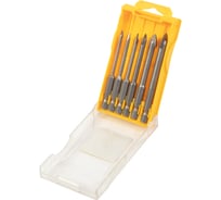 Сверло по стеклу плитке под шуруповерт SKOLE ST4 3,4,5,6,8,10мм, набор 6шт/упаковка ST4-6PC