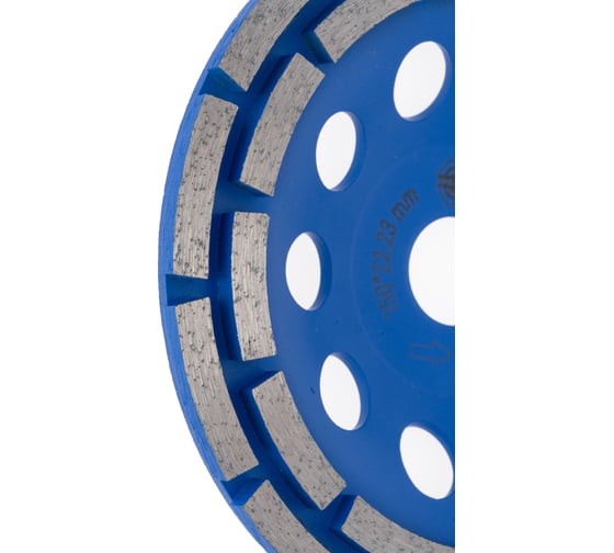 Чашка алмазная двухрядная для шлифования бетона и камня TORGWIN TW2-pro 150x22.2/8x5мм T1252751