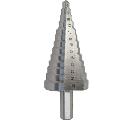 Сверло по металлу ООО ПКФ Сварком 6.0-35.0 мм ступенчатое (1 шт) k00005472 1