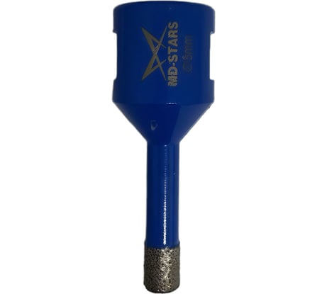 Коронка алмазная универсальная MD-STARS 8 мм, М14, высота сегмента 10 мм MD-SAU8