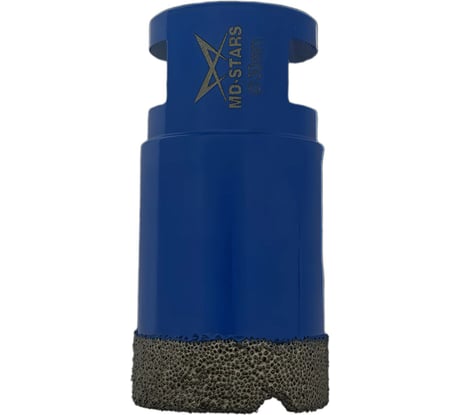 Коронка алмазная универсальная MD-STARS 30 мм, М14, высота сегмента 10 мм MD-SAU30