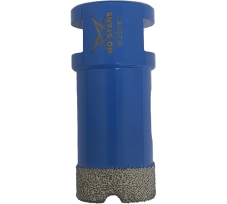 Коронка алмазная универсальная MD-STARS 25 мм, М14, высота сегмента 10 мм MD-SAU25