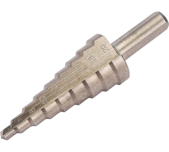 Сверло по металлу ООО ПКФ Сварком 4.0-20.0 мм ступенчатое (шаг 2мм) (1 шт) k00010328 1