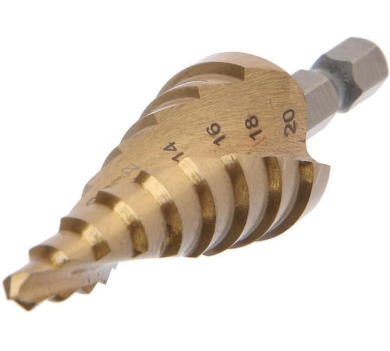 Сверло по металлу ООО ПКФ Сварком 4.0-20.0мм ступ. спирал. (1 шт) k00018040 1