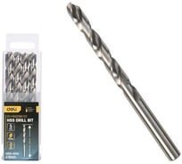 Сверло по металлу Deli 9мм, 5 шт DH-MHZ090-E3 сталь HSS 4341, угол заточки 135 град, пласт. кейс 196857