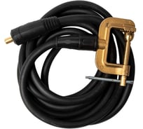 Клемма заземления с кабелем PLAZWELD 95 мм2, 600A, 5м K-DJ600A/5