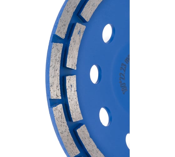 Чашка алмазная двухрядная для шлифования бетона и камня TORGWIN TW2-pro 180x22.2/8x5мм T1925397