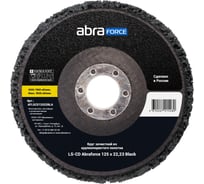 Круг зачистной из крупнопористого полотна Abraforce LS-CD 125x22.23 Black AFLSCD12522BLA