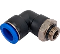 Фитинг L-образный 16 мм с наружной металлической резьбой G3/8" CDC Pneumatics PL 16G03