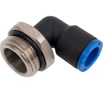 Фитинг L-образный 10 мм с наружной металлической резьбой G1/2" CDC Pneumatics PL 10G04