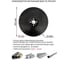 Отрезной пильный диск по металлу RUIJIALI HSS DMo5 M2 VAPO 300x2.5x40 240 BW 11412 2