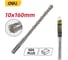 Бур по бетону Х-тип Deli 10x160мм SDS Plus DH-YCZ16010-E1 192965 2