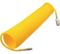 Kranz Шланг спиральный для компрессора, с быстросъемным соединением Kranz 15м KR-16-1173