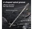 Бур по бетону SDS Plus Deli 8x160мм DH-Y08160 (наконечник карбид вольфрама YG8C) 192945 3