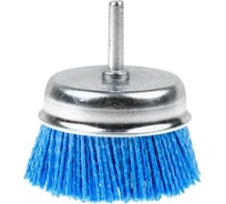 Корщетка чашка Diamond Industrial 75 мм хвостовик 6 мм нейлон абразивный 1.4 мм DIDSHN75D