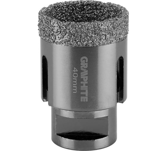 Коронка алмазная вакуумная пайка 40 мм, M14 GRAPHITE 55H311 1