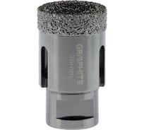 Коронка алмазная вакуумная пайка 35 мм, M14 GRAPHITE 55H310