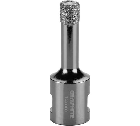 Коронка алмазная вакуумная пайка 12 мм, M14 GRAPHITE 55H303
