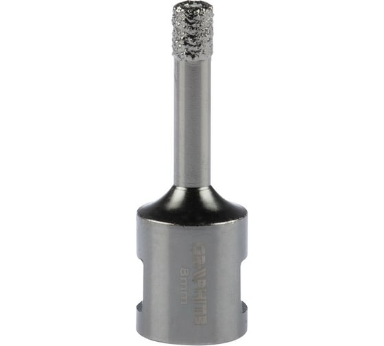 Коронка алмазная вакуумная пайка 8 мм, M14 GRAPHITE 55H301 1