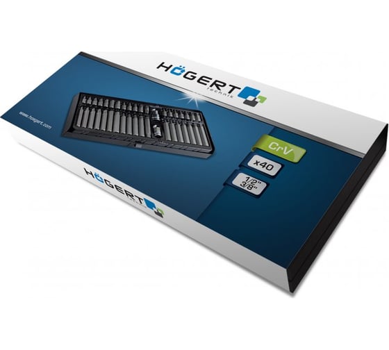 Набор бит 40 шт HOEGERT TECHNIK HT1S404