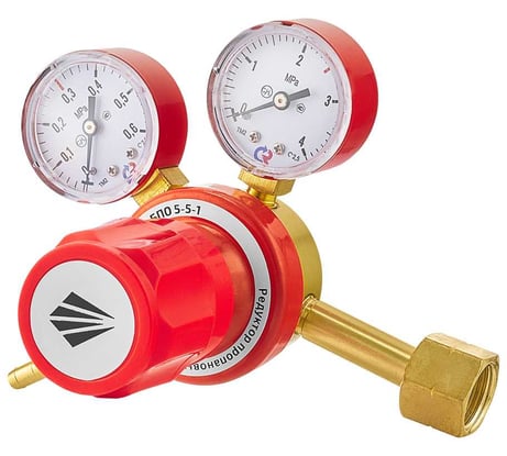 Редуктор пропановый Сварог БПО 5-5-1 (два манометра: 0,6/0,3 - 4/2,5Мпа) 101766