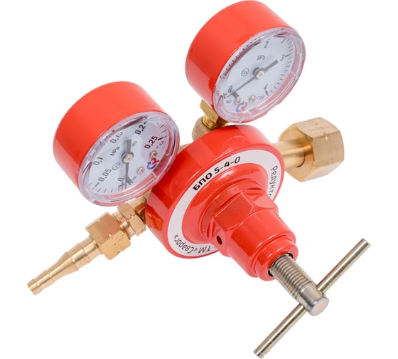 Редуктор пропановый Сварог БПО 5-4-0 (два манометра: 0,25/0,15 - 4/2,5Мпа) 101772 1