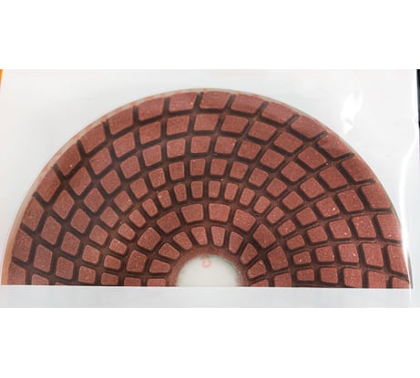 Круг алмазный гибкий шлифовальный АГШК (100 мм; Р100; с водой) BOHRER 55110010