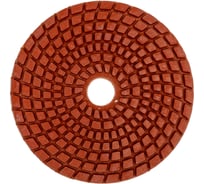 Круг алмазный гибкий шлифовальный АГШК (100 мм; Р400; с водой) BOHRER 55110040