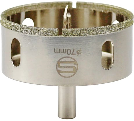 Алмазная коронка с центрирующим сверлом по стеклу и кафелю Strong CTK-089 70мм СТК-08900070