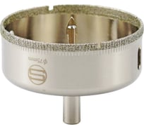 Алмазная коронка с центрирующим сверлом по стеклу и кафелю Strong CTK-089 75мм СТК-08900075