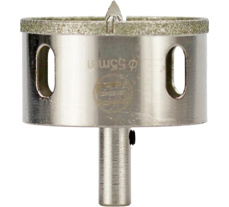 Алмазная коронка с центрирующим сверлом по стеклу и кафелю Strong CTK-089 55мм СТК-08900055