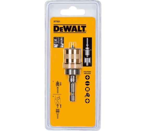 Держатель для бит DEWALT DT7521, с ограничителем глубины, 75 мм DT7521-QZ