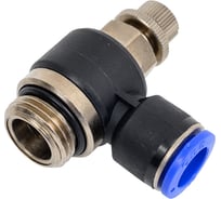 Дроссель с обратным клапаном 12 мм G1/2" CDC Pneumatics NSC 12G04