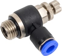 Дроссель с обратным клапаном 6 мм G1/4" CDC Pneumatics NSC 06G02