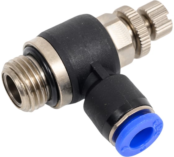 Дроссель с обратным клапаном 6 мм G1/4" CDC Pneumatics NSC 06G02 1