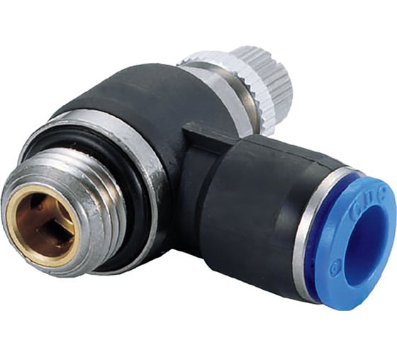 Дроссель с обратным клапаном 6 мм G1/4" CDC Pneumatics NSC 06G02 1