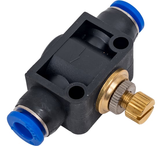 Дроссель с обратным клапаном 6 мм CDC Pneumatics NSF06