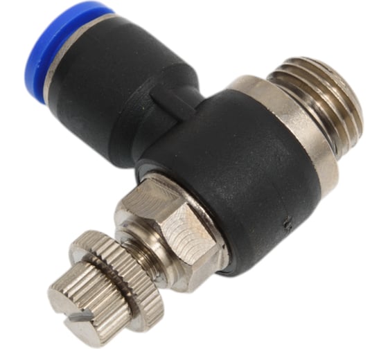 Дроссель с обратным клапаном 8 мм G1/4" CDC Pneumatics NSC 08G02