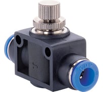 Дроссель с обратным клапаном 12 мм CDC Pneumatics NSF12