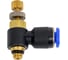 Дроссель с обратным клапаном 4 мм M5 CDC Pneumatics NSC 04M5N 3