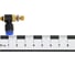 Дроссель с обратным клапаном 4 мм M5 CDC Pneumatics NSC 04M5N 4